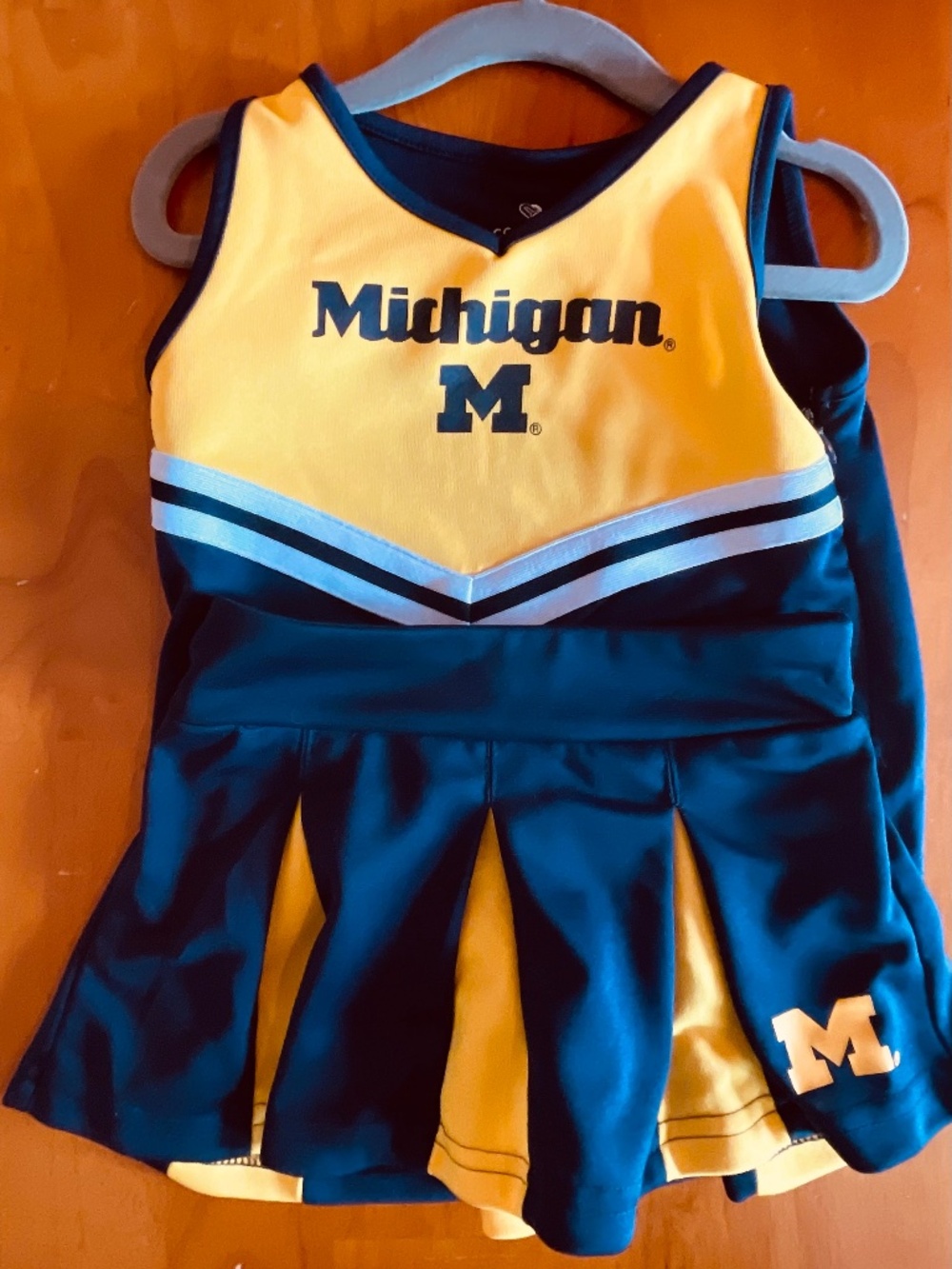 Michigan Wolverines Toddler Pom Pom Cheer Set Size 3T
